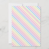 Invitation Anniversaire arc-en-ciel (Dos)