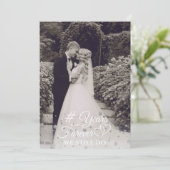 Invitation Anniversaire Argent ANNÉES DANS POUR TOUJOURS Reno (Debout devant)