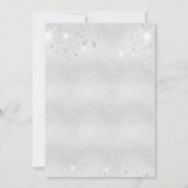 Invitation Anniversaire argent musique notes métal parties sc (Dos)