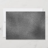 Invitation Anniversaire argenté Girly de fête des parties (Dos)