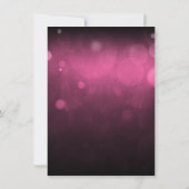 Invitation Anniversaire argenté rose du bonbon 16 de (Dos)