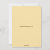 Invitation Anniversaire Automne Modifiable (Dos)