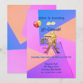 Invitation Anniversaire - Balance (23 septembre – 22 octobre) (Devant / Derrière)