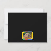 Invitation Anniversaire Barker de boxeur (Dos)