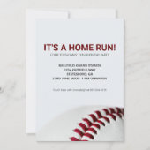 Invitation Anniversaire Baseball Coup de Circuit (Devant)