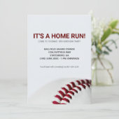Invitation Anniversaire Baseball Coup de Circuit (Debout devant)