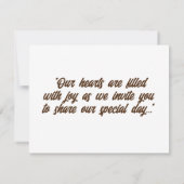 Invitation Anniversaire Bash ! (Dos)