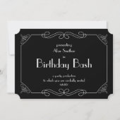 Invitation Anniversaire Bash (Devant)