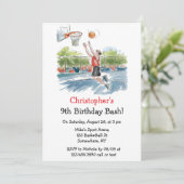 Invitation Anniversaire Bash : Hoops and Hype (Debout devant)