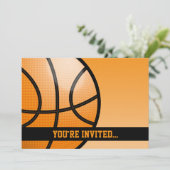 Invitation Anniversaire Basket-ball (Debout devant)