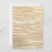 Invitation Anniversaire Black Gold # ANNÉES DE CRÉATION (Dos)