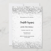 Invitation Anniversaire blanc (Devant)