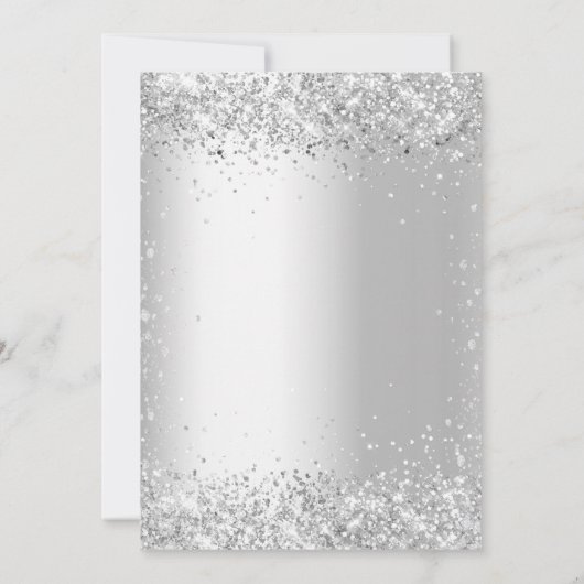 Invitation Anniversaire blanc (Dos)