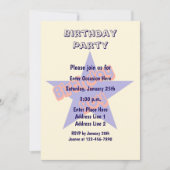 Invitation Anniversaire Boy Cute Party (Devant)