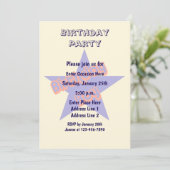 Invitation Anniversaire Boy Cute Party (Debout devant)