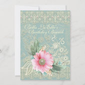 Invitation Anniversaire Brunch Fête des mères Déjeuner Invita (Dos)