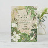 Invitation Anniversaire Brunch Fête des mères Déjeuner Invita (Debout devant)