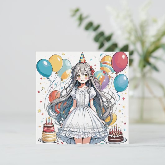 Invitation Anniversaire C (Debout devant)