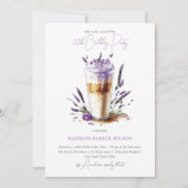 Invitation Anniversaire Café amusant (Devant)