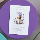 Invitation Anniversaire Café amusant