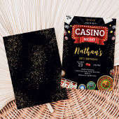 Invitation Anniversaire Casino