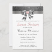 Invitation Anniversaire Chic Parties scintillant A (Devant)