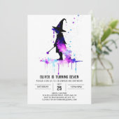 Invitation Anniversaire Chic Wand Wielder (Debout devant)