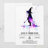 Invitation Anniversaire Chic Wand Wielder (Devant / Derrière)