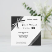 Invitation Anniversaire classique (Debout devant)