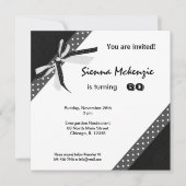 Invitation Anniversaire classique (Devant)