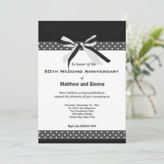 Invitation Anniversaire classique (Debout devant)