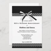 Invitation Anniversaire classique (Devant / Derrière)