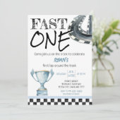 Invitation 🏁 Anniversaire - Commencez vos moteurs (Debout devant)