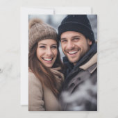 Invitation Anniversaire complet du Mariage photo pour Vellum (Devant)