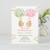 Invitation Anniversaire conjoint des frères et sœurs avec des (Debout devant)