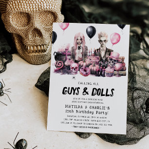 Invitation Anniversaire conjoint Spooktacular Halloween