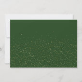 Invitation Anniversaire conjoint Wild One Jungle Verdure & Or (Dos)