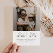 Invitation anniversaire conjointe - Script