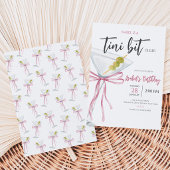 Invitation Anniversaire Coquette Martini