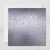 Invitation Anniversaire Corporate Party Gris Noir Géométrique (Dos)