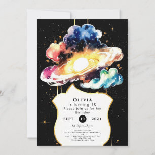 Invitation Anniversaire cosmique de Whimsy Space