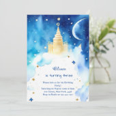 Invitation Anniversaire cosmique galactique (Debout devant)