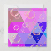 Invitation Anniversaire Cristal Chaud Abstrait Vio (Dos)