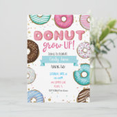 Invitation Anniversaire Croissance De Donut (Debout devant)