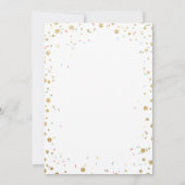 Invitation Anniversaire Croissance De Donut (Dos)