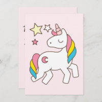 Anniversaire. Cute Unicorne avec de mignons baguet
