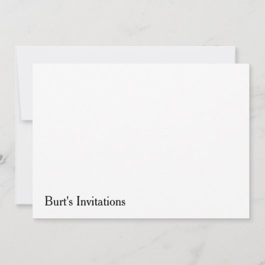 Invitation Anniversaire d'abeille (Dos)