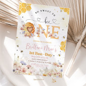Invitation Anniversaire D'Abeille Si Doux À Être Un Miel
