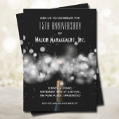 Invitation Anniversaire d'affaires de Champagne