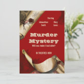 Invitation Anniversaire d'affiche de film d'enquête de (Debout devant)